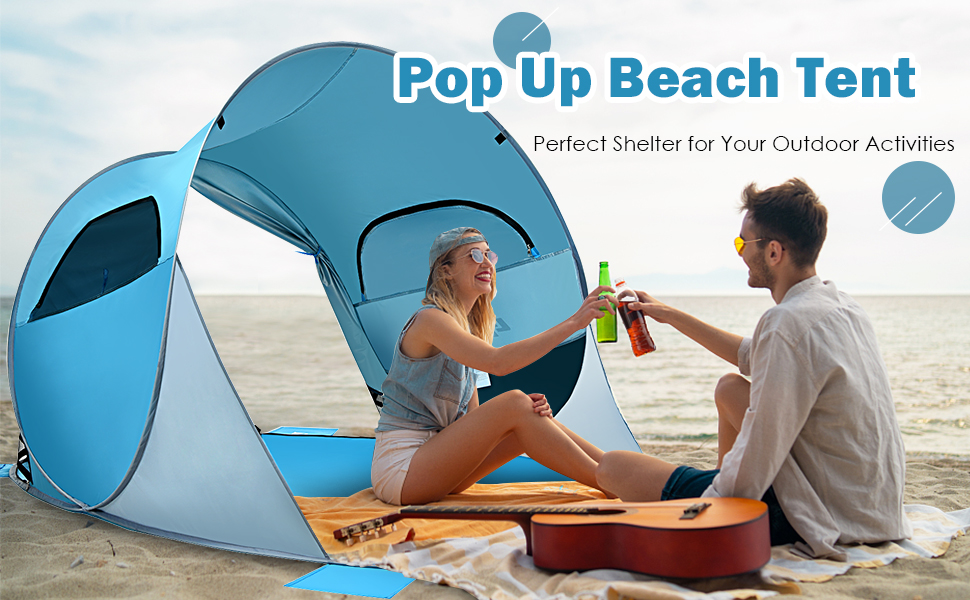 pop up beach tent