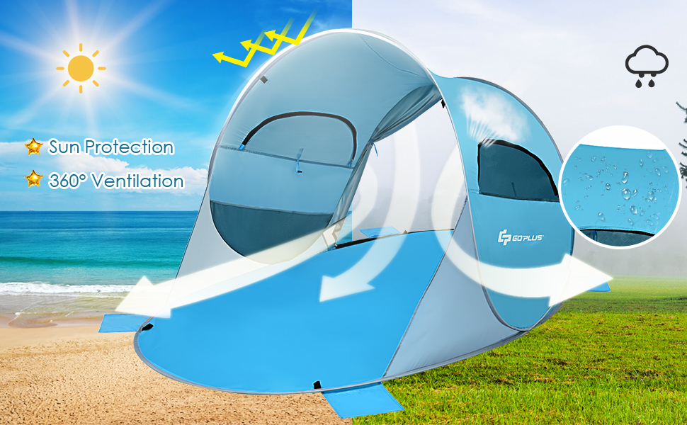 pop up beach tent