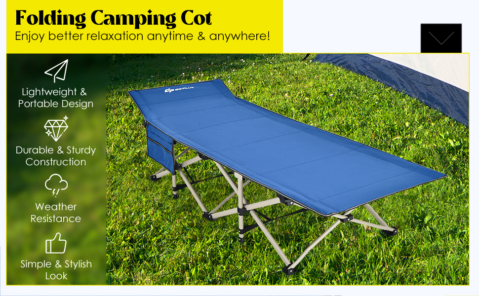 Goplus Folding Camping Cot