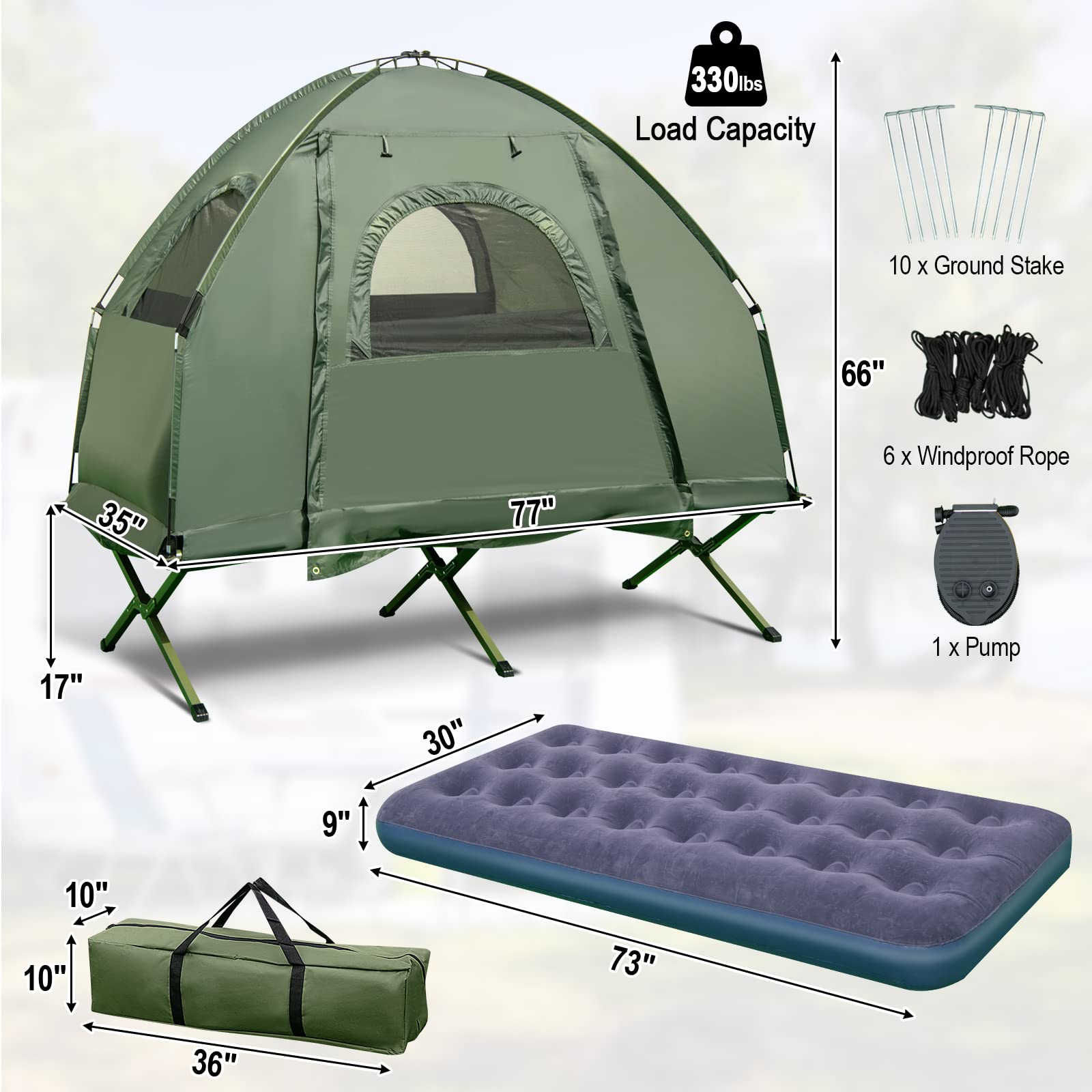 Goplus Camping Tent Cot